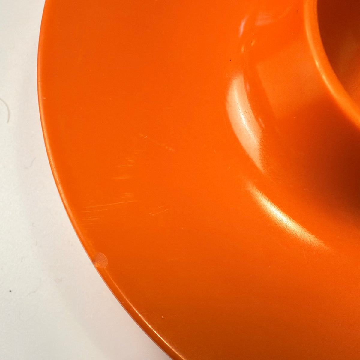 Rosti Mepal æggebægre, style Copenhagen, retroorange U115, 1960'erne – sæt af 2 plus 1