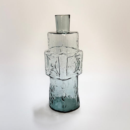Karaffe aus getöntem Glas, CEB Björkhult – 1950er Jahre