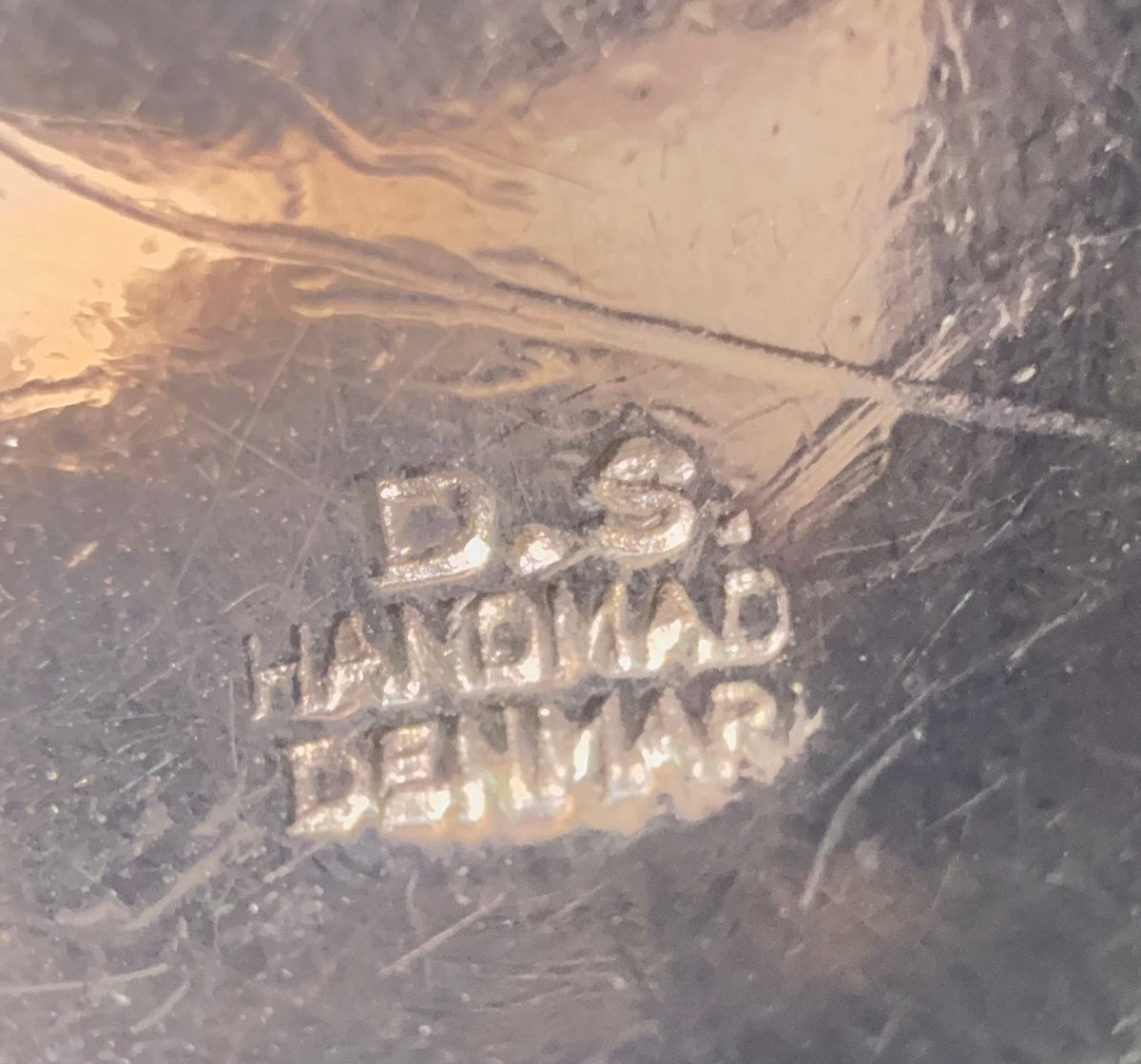 D.S. Handmade Denmark vintage brutalistisk halskæde - Frøken Lilly