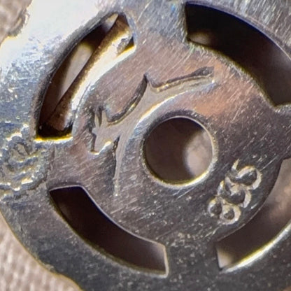 Vintage-Perlenkette mit Zuchtperlen und 835er Silberverschluss