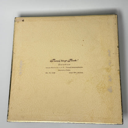 Trumpf Paradiso Vintage Pralinenschachtel mit Vögeln – 1950er/60er Jahre