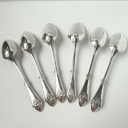 6 Art Nouveau antikke M&TB teskeer - Frøken Lilly