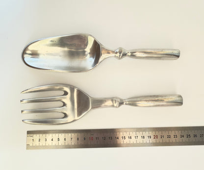 Vintage Servierset aus Aluminiumgusslegierung – Mid-Century-Stil