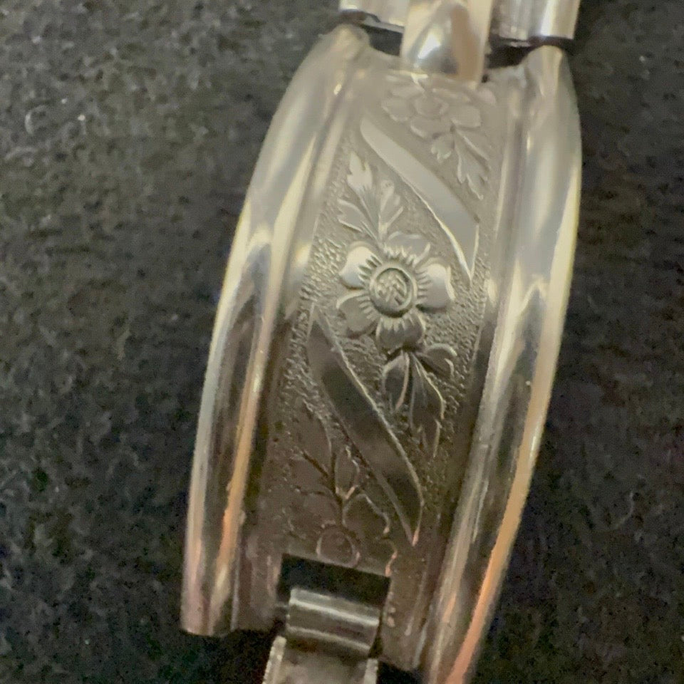 Speidel antikes Armband aus 835er Silber mit von Skønvirke inspiriertem Blumendekor -