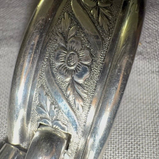 Speidel antikes Armband aus 835er Silber mit von Skønvirke inspiriertem Blumendekor -