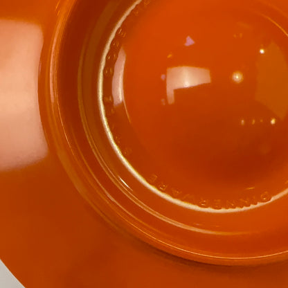 Rosti Mepal Eierbecher, Stil Copenhagen, Retro-Orange U115, 1960er – Set aus 2 plus 1