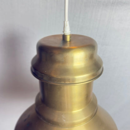 Holmegaard Skibslampe 25 i messing – Sidse Werner – vintage pendel