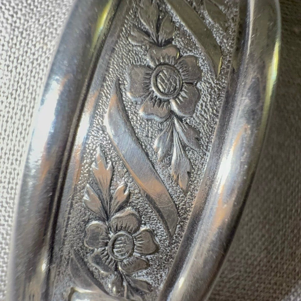 Speidel antikes Armband aus 835er Silber mit von Skønvirke inspiriertem Blumendekor -