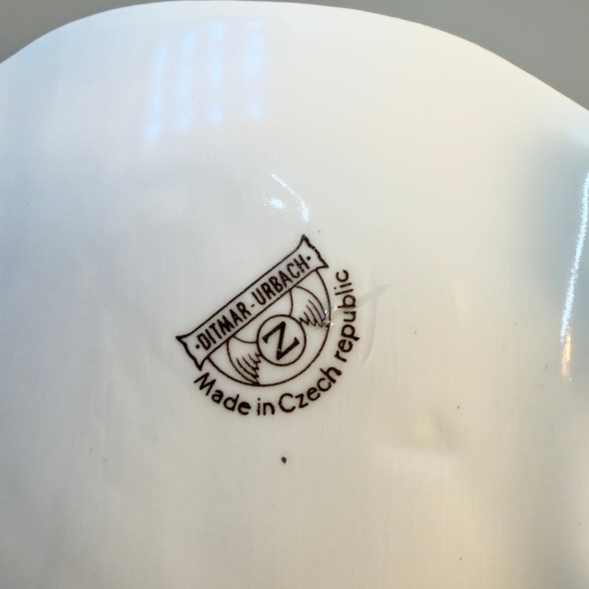 Ditmar - Urbach ‘MOUKA’ kaffekrukke i porcelæn med låg – tjekkisk vintage - Frøken Lilly