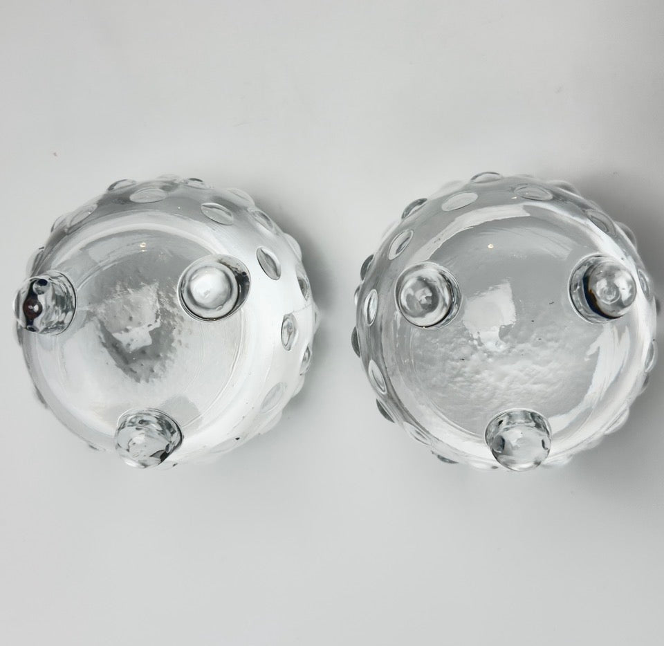 Iittala pindsvin lysestager i klart glas – design Tiina Nordström - Frøken Lilly