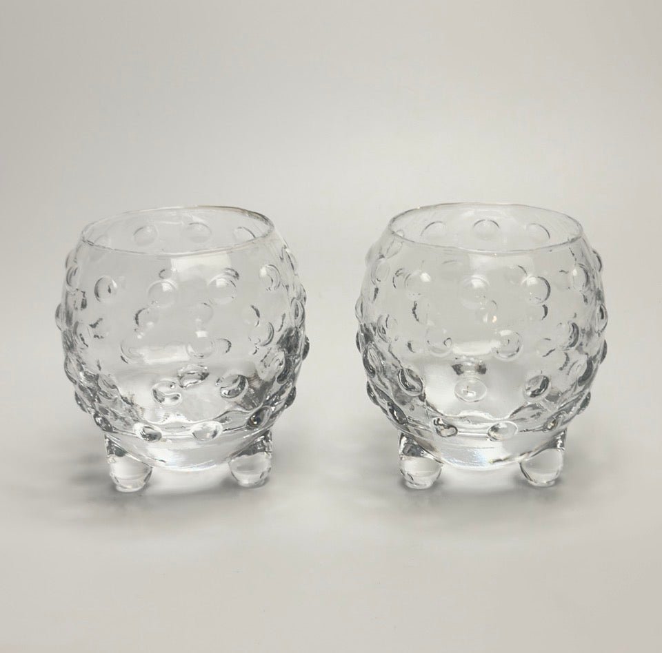Iittala pindsvin lysestager i klart glas – design Tiina Nordström - Frøken Lilly