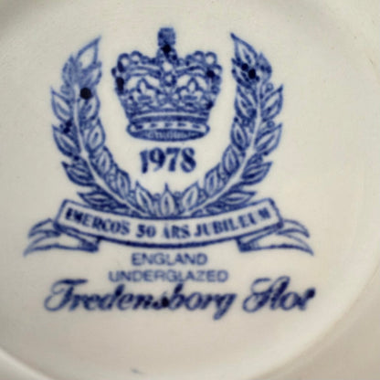 Imerco jubilæums underkop 14 cm – Fredensborg Slot, 1978 - Frøken Lilly