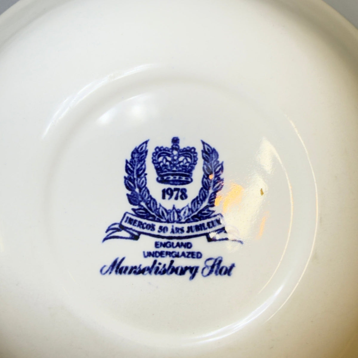 Imerco jubilæumstallerken, dyb lille skål, 15 cm – Marselisborg Slot fra 1978 - Frøken Lilly