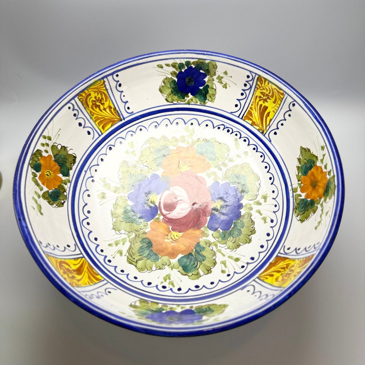Italiensk majolica - skål - håndmalet – 1960 - 70’erne - Frøken Lilly