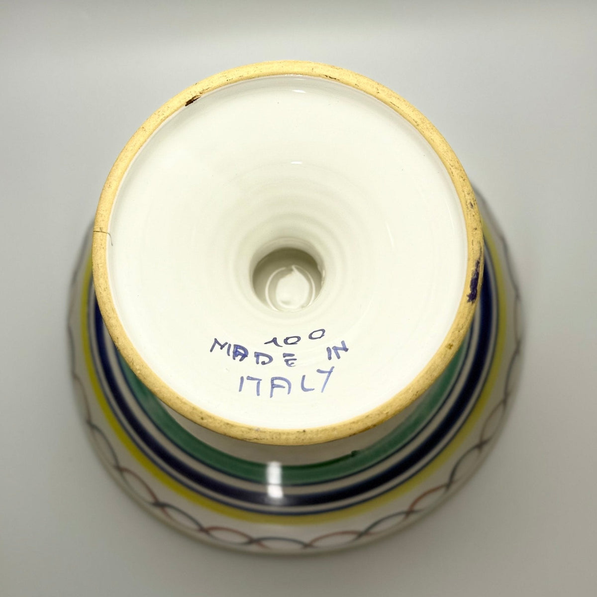 Italiensk majolica - skål - håndmalet – 1960 - 70’erne - Frøken Lilly