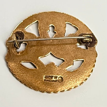 Kalevala Koru broche i bronze med vikingetids inspireret dyremotiv – Finland - Frøken Lilly