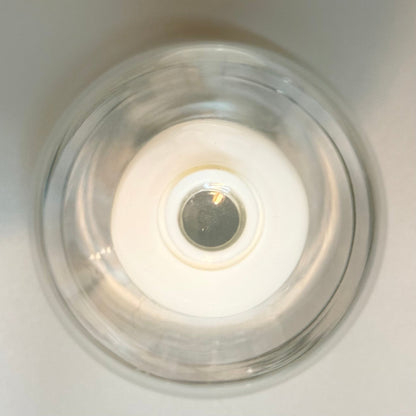 Originale Bodum Oktett vinglas, hvid plaststilk, dansk design af Carsten Jørgensen, 1970'erne - Frøken Lilly