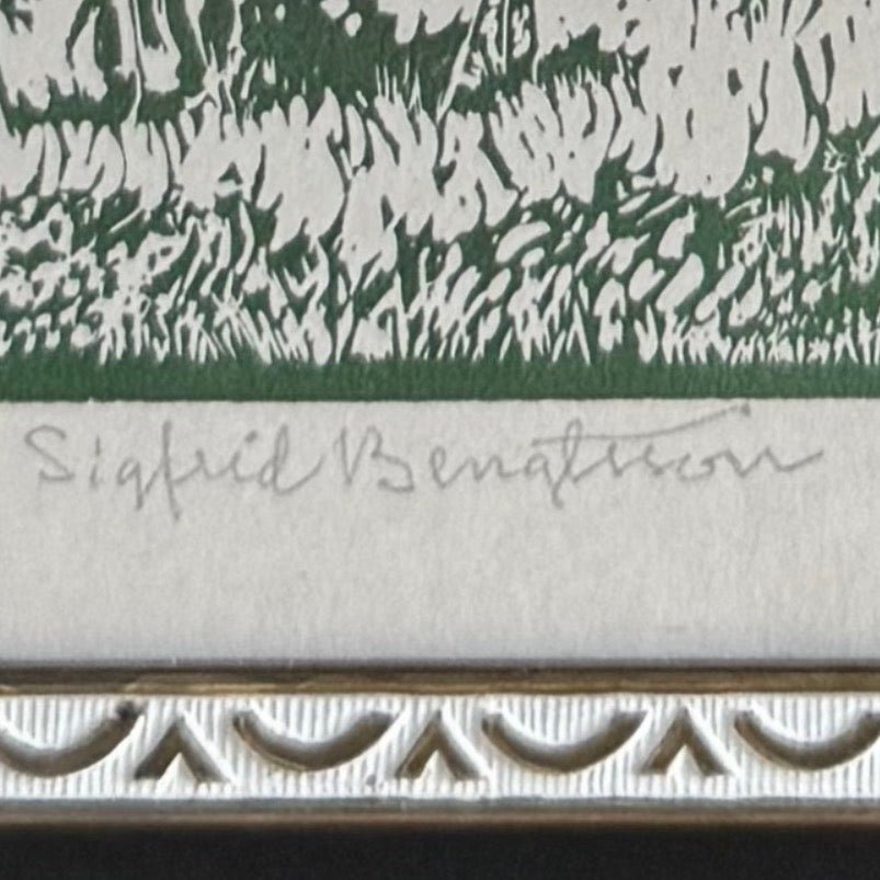 Sigfrid Bengtsson grafiske tryk med landmotiv – sæt med 2 stk - Frøken Lilly