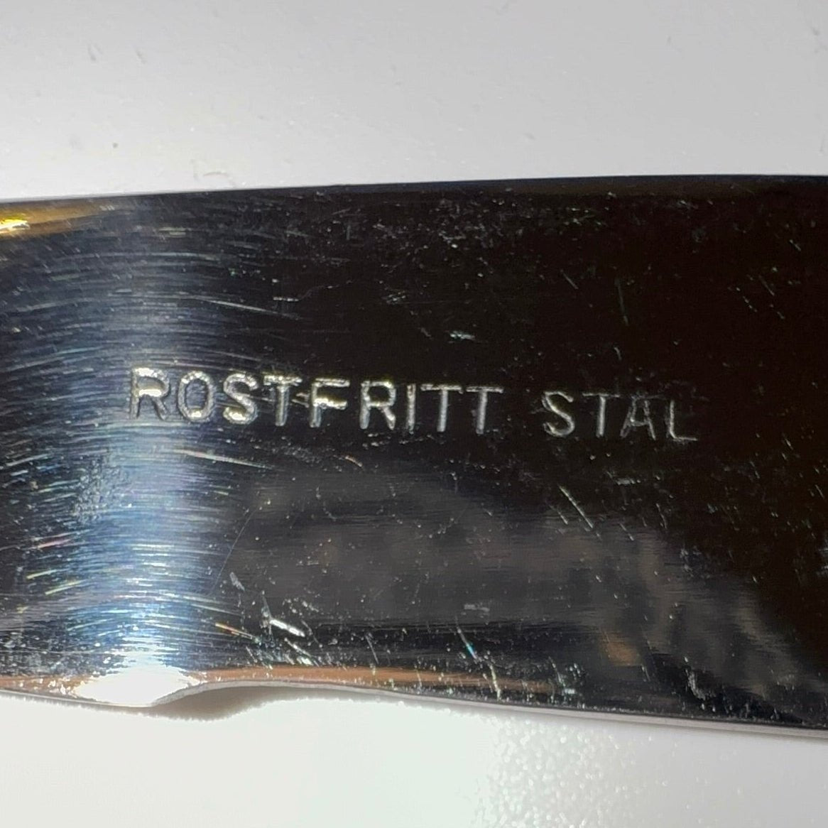 Vintage smørknive - 6 stk. rustfrit stål med røde håndtag - retro bestik 1960 - 70'erne - Frøken Lilly